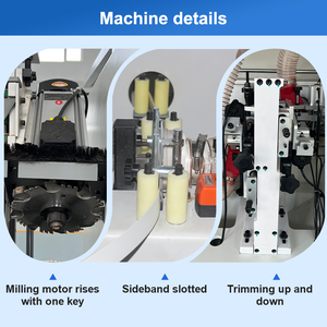 Máquina Comercial Automática para Enchapar Cantos con Bisel, Raspadores Planos Automáticos para MDF, Máquina Enchapadora <span class=keywords><strong>de</strong></span> Cantos con Redondeo <span class=keywords><strong>de</strong></span> Esquinas - Product Image 3