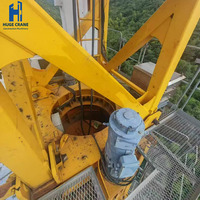Grue à tour auto-élevante à grande vitesse avec une capacité de 12 tonnes et une hauteur de levage de 60 m pour la construction d'ouvrages d'ingénierie