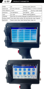 Fabrieksuitverkoop Draagbare Coderings Handheld Inkjetprinter Handjet Compacte Printer voor Plastic Flessen Hout Logo QR-<span class=keywords><strong>code</strong></span> Vervaldatum - Product Image 5