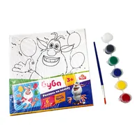 Mainan Desain Baru Anak-anak Menggambar Kit Lukisan Edukasi Kanvas Lukisan untuk Melukis Kanvas Pra-cetak Mini