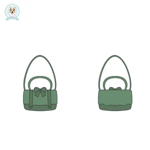 Personal isierte benutzer definierte Mode einfache Nische Trend niedlich mit Bogen Tier Design Mädchen Handtasche