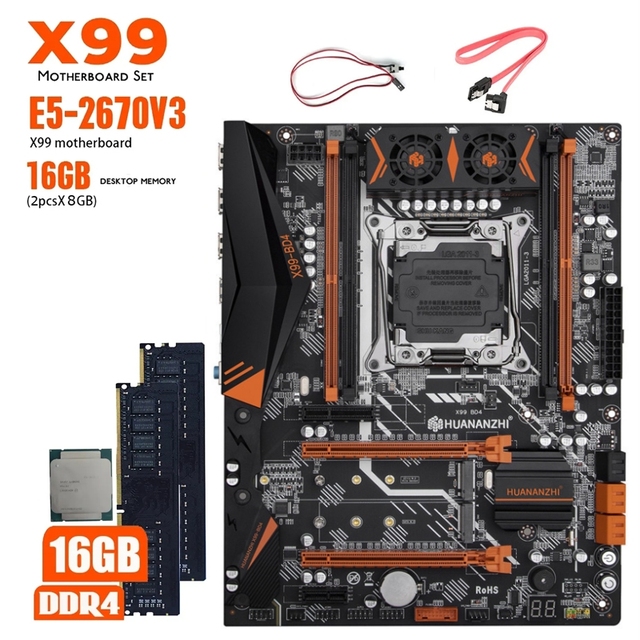 High Performance X99 Motherboard LGA2011-3 Motherboard for Desktop Computer X99-BD4 Mainboard X99 Gaming Motherboard