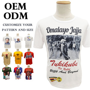 Promotional Cheap Election T-Shirt Campaign Printed Blank Polyester T Shirt Printing Custom