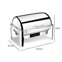 Star Hotel & Restaurant Buffet Food Warmer Chafing Dish Food Warmer Set rund Gold Silber Chafing Dish