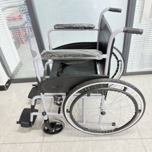 Silla <span class=keywords><strong>de</strong></span> <span class=keywords><strong>Ruedas</strong></span> Manual <span class=keywords><strong>de</strong></span> <span class=keywords><strong>Alquiler</strong></span>, Fácil <span class=keywords><strong>de</strong></span> Limpiar, con Marco <span class=keywords><strong>de</strong></span> Acero con Recubrimiento en Polvo <span class=keywords><strong>para</strong></span> Uso Frecuente - Product Image 6