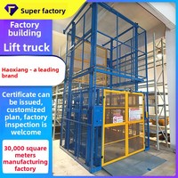 Plateforme élévatrice hydraulique simple pour grenier, 2-3 étages, 2 tonnes, modèle 3, avec bouton électronique, Guangdong Zhongshan
