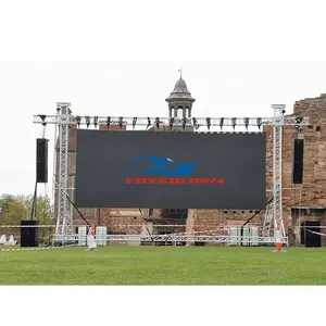 Foxgolden P4.81 Smd Full Color Led Wall Panel Outdoor Church Stage DJ Concerts Used A Lot Of Scenes