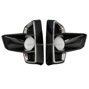 Piezas de coche Marco de luz antiniebla delantera para Toyota Hilux Rocco 2018 2019 <span class=keywords><strong>2020</strong></span> cubierta de lámpara antiniebla - Product Image 2