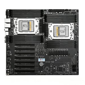 H12D-16D ATX เมนบอร์ดเดสก์ท็อปสำหรับเวิร์กสเตชันเซิร์ฟเวอร์ H12D-16D เมนบอร์ดรองรับ 7002/7003 เมนบอร์ดเซิร์ฟเวอร์ - Product Image 1