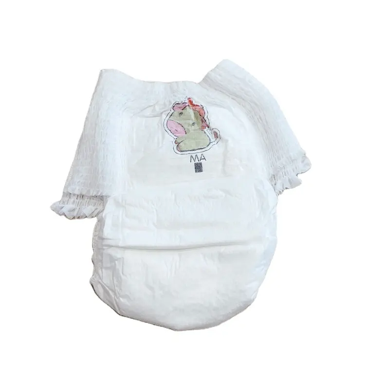 Free Samples Wholesale Cheap Training Pants Pull up Baby Diapers for Baby, Cute Post Picture 3D N.W. Breathable Disposable ISO