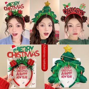 Diadema Navideña con Lazo, Pinza para el Cabello, Accesorios para Muñecas - Product Image 3