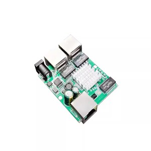 Module <span class=keywords><strong>de</strong></span> commutateur réseau Ethernet embarqué mini 3 ports 10M/100M/1000M adaptatif large tension DC9-60V pour carte PCBA - Product Image 4