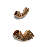 Raccords à pousser en laiton forgé 1/2 po, surface lisse, sans plomb, connexion rapide, raccord égal réducteur pour tuyaux PEX, matériaux de plomberie, garantie 20 ans