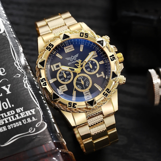 Popular Big Dial Men Quartz Watches Horloges Luxury Brand Men's Wristwatch