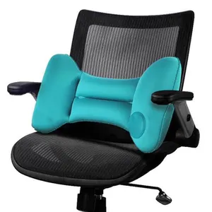 El mejor juego de oficina am, almohada inflable para el cuello, cojín de Soporte lumbar para avión, silla de oficina y coche