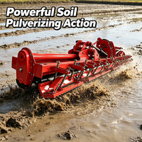 Motoculteur robuste 1JS-360 pour rizières, 73,5-88,2 kW, entraînement par prise de force, machine agricole