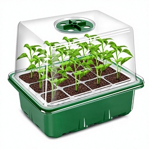 Kit di Germinazione XDT con 6 Vassoi in PVC a 24 Celle per Semina, con Cupola per Umidità e Fori di Drenaggio - Product Image 5