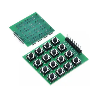 Mikrosc halter Inline-Taste 4 X4 Matrix-Tastatur 16-Tasten-Mikrocontroller externes Erweiterungs tastatur modul