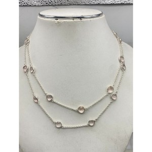 Collar de Lujo Nuevo y Más Vendido, Plata de Ley 925, Regalo para Fiestas, Bodas, Compromisos, Ceremonias Religiosas y Eventos - Product Image 4