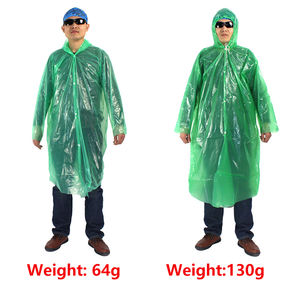 DD893 Portable Disposable Poncho Raincoats for Men Women Rain Poncho Emergency <strong>Fisherman</strong> Rain <strong>Coat</strong> - Product Image 4