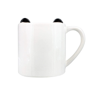 Vente en gros de porte-biscuits créatif de 6 oz, tasse à visage en céramique, tasse à biscuits