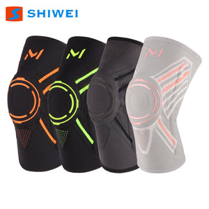 Shiwei Sports <b>Knee</b> <b>Brace</b> With Silicone <b>Support</b> Shock Absorption Anti Slip For Basketball Meniscus Protection - Product Image 3