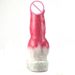 FAAK 19cm köpek düğüm Penis kol genişletici silikon yapay Penis büyütme fantezi erkek kullanıcılar için seks oyuncakları - Product Image 3