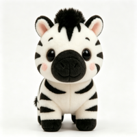 Peluche zèbre personnalisée ODM OEM, animaux en peluche sur mesure, logo personnalisé, poupée zèbre en peluche douce pour cadeau promotionnel