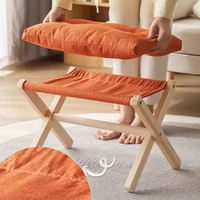 Petit tabouret, coussin de canapé pour salon, repose-pieds, tabouret, chaise pliante moderne, tabouret pliant, tabouret pour changer de chaussures