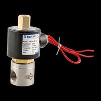 Válvula Solenoide de Acción Directa Normalmente Abierta de Acero Inoxidable Resistente a Ácidos y Álcalis, de Alta Calidad, con Presión Diferencial Cero