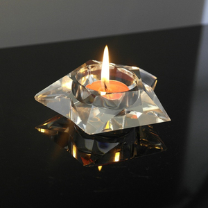 Offre Spéciale peu clair polygone verre bougeoir en verre bougie <span class=keywords><strong>Chandelier</strong></span> - Product Image 3