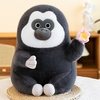 2025 AIFEI jouet blanc face singe moche mignon Lotus gorille en peluche jouet enfants dormir poupée oreiller