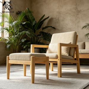 Canapé d'angle écologique, nouveau design, fabrication chinoise, personnalisation à bas prix, petit MOQ, meubles de salon en bois et tissu. - Product Image 2