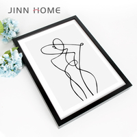 Bingkai Foto A4 Modern Elegan dengan Mat atau Tanpa Mat Bingkai Kolase Bingkai Poster Dinding