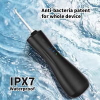 Dents de réservoir d'eau sans fil 240ML clair IPX7 hydrofuge longue endurance jet d'irrigateur oral dentaire pour usage domestique et RV