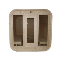 Sauna Keya, sauna traditionnel en bois d'extérieur, sauna portable à bois, sauna sec à dôme pour tout le corps