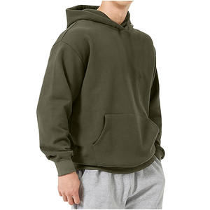 Sudaderas con Capucha Extra Grandes para Hombre, con Cordones Ajustables, Disponibles con Logotipo Personalizado, MOQ Bajo, Sudadera de Invierno Extra Grande de Mezcla de Algodón - Product Image 1