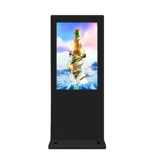 55 65 Zoll Außen-oder Wand-Digital Signage-Kiosk FHD-Werbung LCD-Display Smart Rental