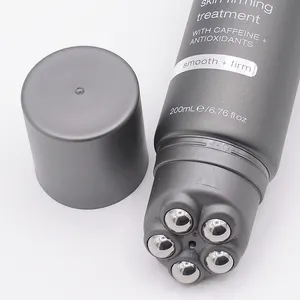 Tube de Massage corporel en aluminium/plastique, avec applicateur, emballage cosmétique, finition brillante Sr, qualité supérieure, 50ml, 75ml, 120ml, 200ml