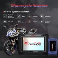 Outil de diagnostic avec scanner ABS ECU, test de batterie, scanner moto T5, lecteur de codes OBD2 Euro 5, 12V, prise en charge de l'anglais