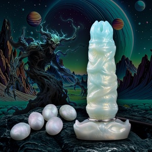 Celadon Hell Vine Monster Fantasy Ovipositor Alien Fantasy Creature Lay Egg Air Pump Masturbator Dildo Juguetes Sexuales para Adultos al por Mayor - Product Image 1