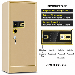 Best Selling Steel Storage Electronic Home Safe <b>Box</b> Digital Electronic <b>Lock</b> Steel Cabinet for Hotel and Residential Use - Product Image 4