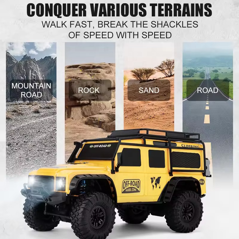 Oatt TK です1/10 HB TOYS クローラーZP1005 All Terrain HB Toys ZP1005 1:10 Scale 4WD RC Trail Truck