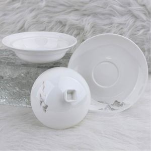 Service de table en porcelaine de culture chinoise, vaisselle d'art oriental, cadeau de déménagement et de fêtes pour collectionneurs - Product Image 4