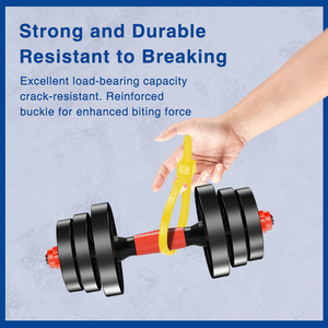 Attaches de câble en nylon 66 KSS haute performance, libérables, 100 pièces/paquet, usage industriel, multi-usages, attaches jaunes avec certification - Product Image 3