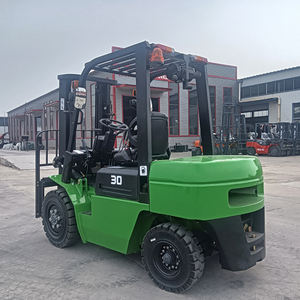 מלגזה אוטומטית 3 טון 4000 ק "ג 4500 ק" ג 5000 ק "ג מנוע דיזל מלגזה 3 מ '4.5 מ' עם משמרת צד חדש - Product Image 3