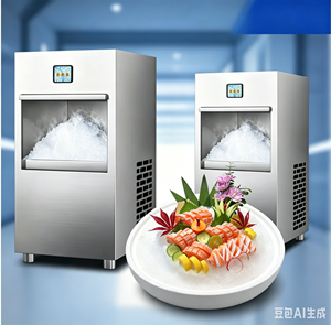 Máquina Comercial para Hacer y Triturar Hielo en Forma de Copo de Nieve, para Restaurantes de Hot Pot, Bandejas de Sashimi y Mariscos, Fabricación de Hielo en Pellets - Product Image 1