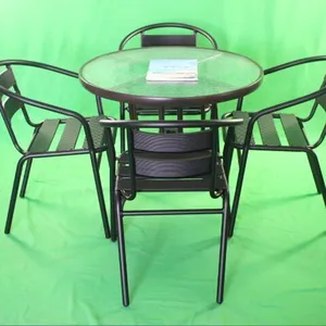 metal Outdoor Furniture Wrought Iron used Outdoor Furniture Bistro set