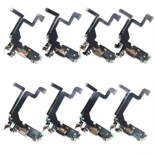 Mobile Phone Charging Port Flex Cables for IPhone 14 Plus 14 Pro Max Connector De Carga Celular Repair Parts