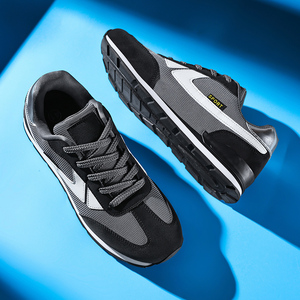 Scarpe da Corsa <span class=keywords><strong>Uomo</strong></span> con Punta Larga e Vestibilità Extra Spaziosa, Comode Sneakers in Mesh per Allenamento Quotidiano in Palestra, per Piedi Grandi (US 13-14, EU 47-48) - Product Image 5